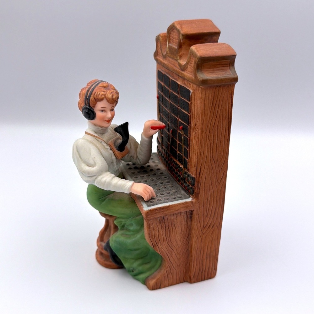 Vintage 1986 Surrey Group The Operator Figurine Limited Edition Switchboard